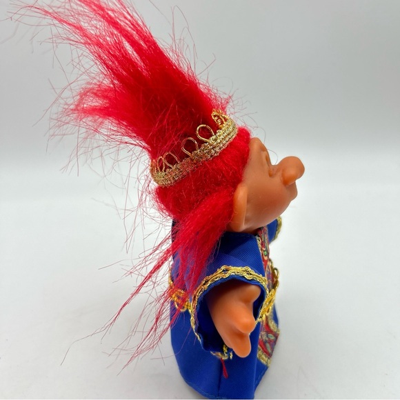2001 Playmates Troll Company King Azul TT Totally Troll Doll 5” Hidden Message - Picture 6 of 11